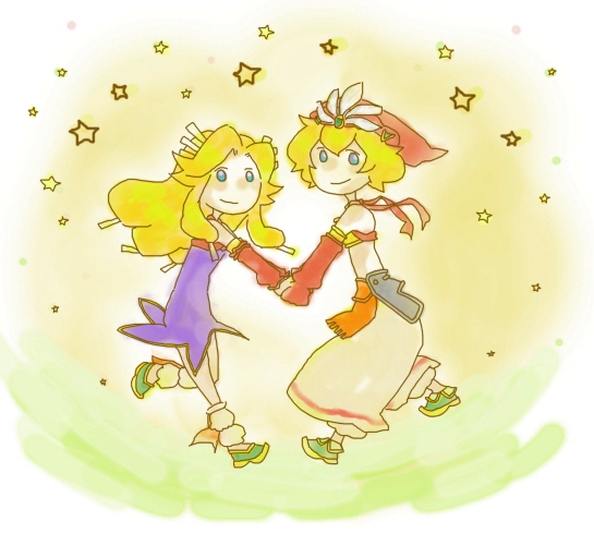 chibi, hat, hero, heroine, imu, legend_of_mana, male, seiken_densetsu