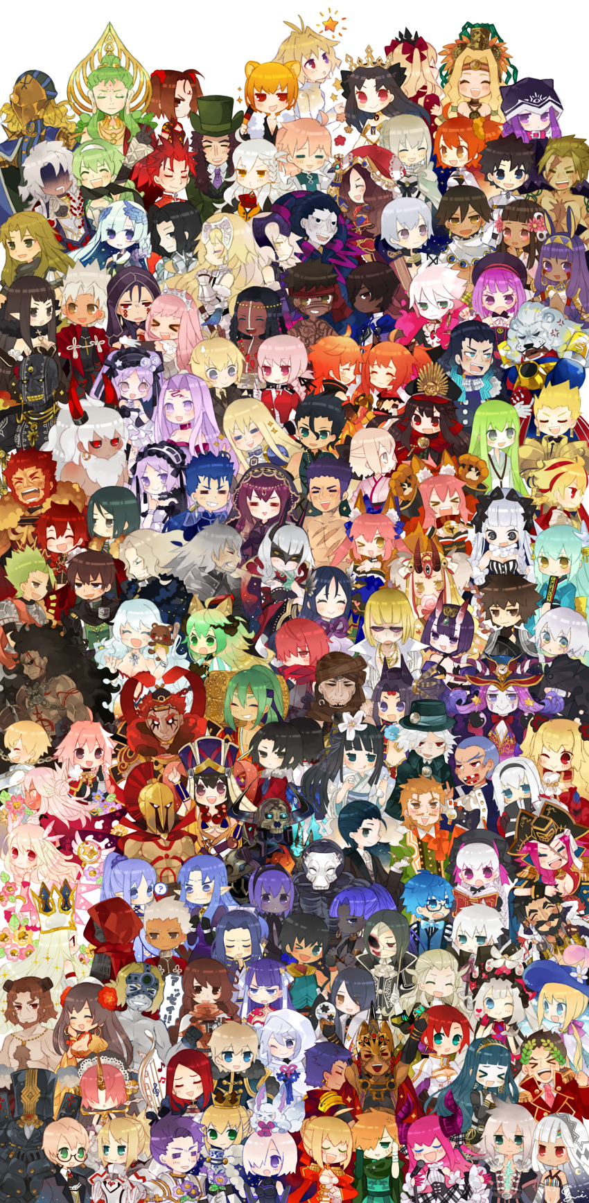 6+boys, 6+girls, absolutely_everyone, absurdres, alexander_(fate/grand_order), altera_(fate), anne_bonny_(fate/grand_order), archer