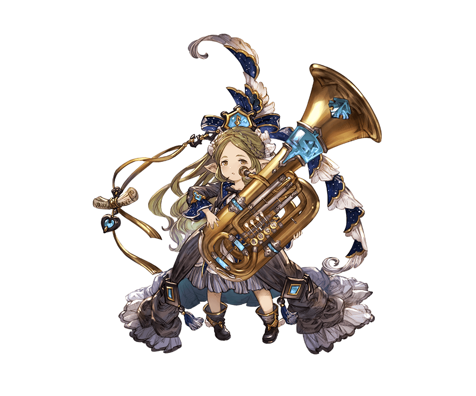 1girl, boots, brown_eyes, brown_hair, curly_hair, granblue_fantasy, hair_ornament, harbin