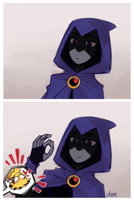 1girl, blush, cape, comic, crossover, dc_comics, female, gradient