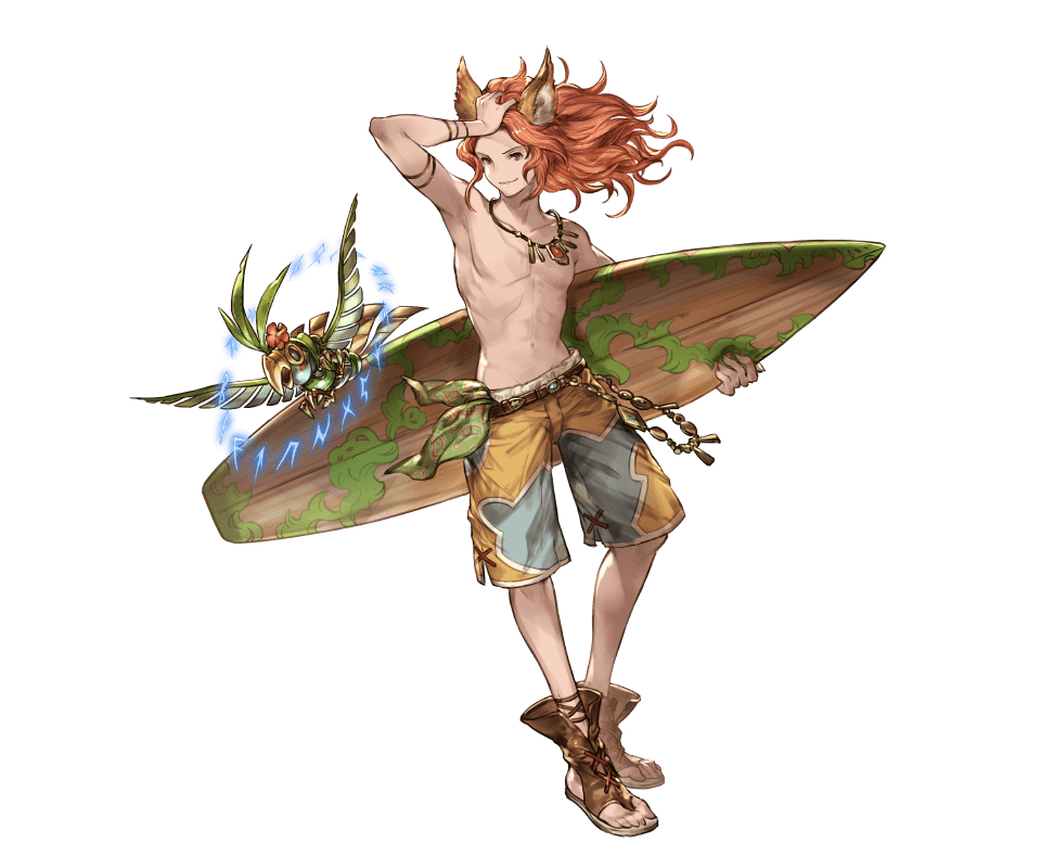 1boy, animal_ears, bird, erun_(granblue_fantasy), flower, granblue_fantasy, helnar, jewelry