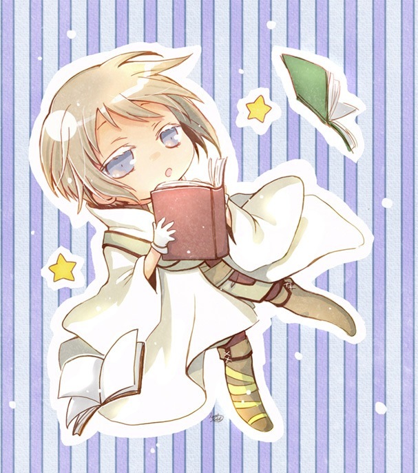 blonde_hair, blue_eyes, clock_zero, remythxx, tetsugakusha