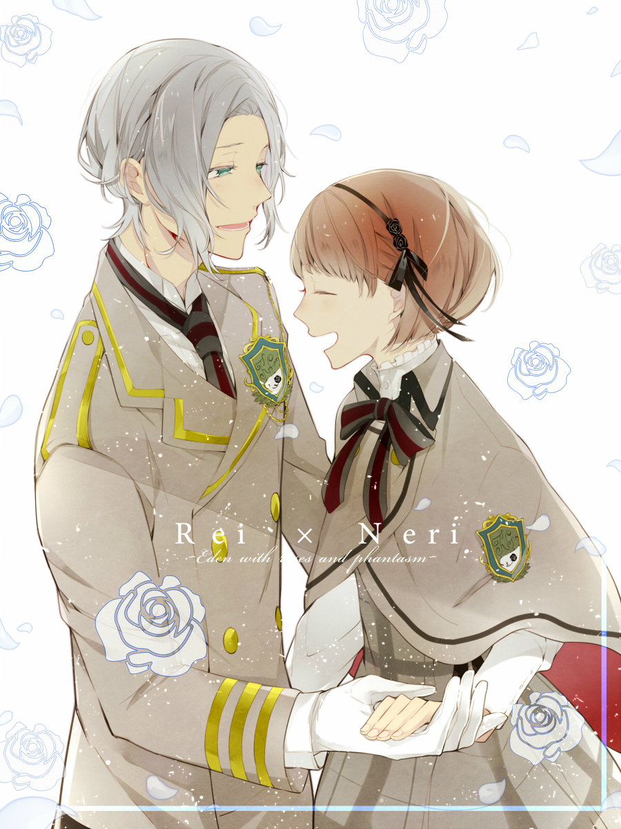 brown_eyes, brown_hair, fujieda_neri, saginomiya_rei, tkhs_(artist), zettai_kaikyuu_gakuen