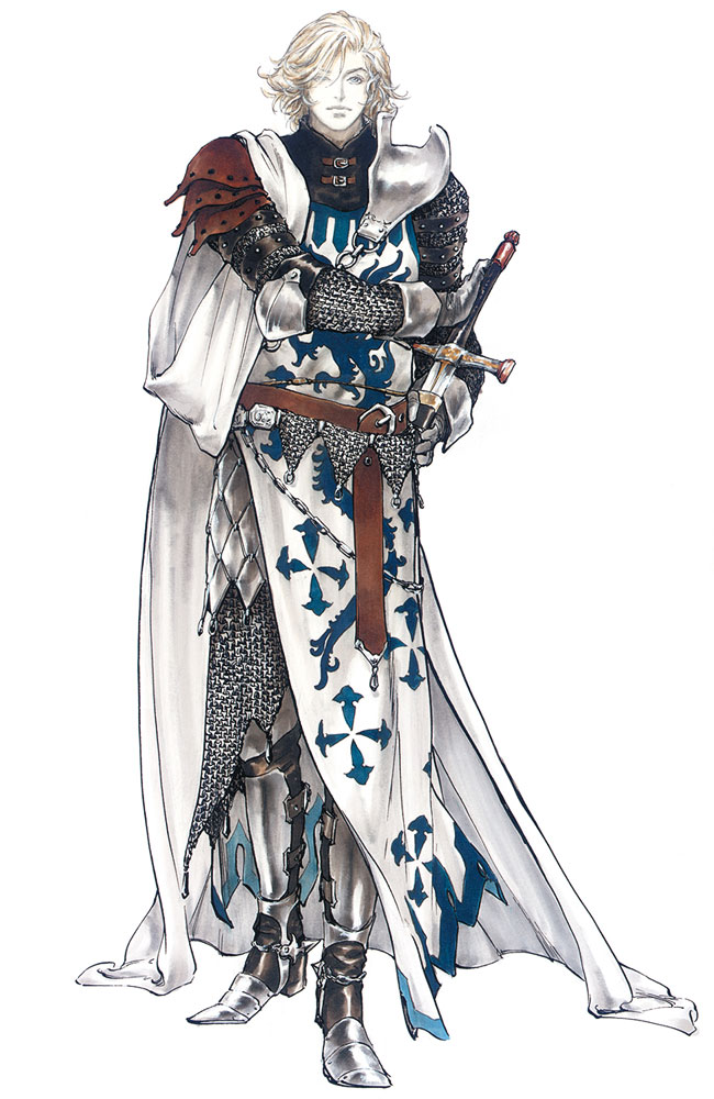 1boy, armor, blonde_hair, castlevania, castlevania:_lament_of_innocence, greaves, kojima_ayami, leon_belmondo