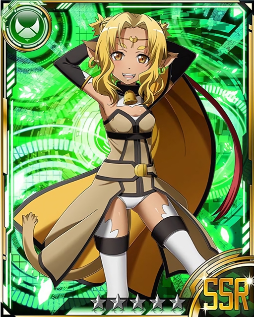 1girl, alicia_rue, animal_ears, armpits, arms_behind_head, arms_up, bell, bell_collar
