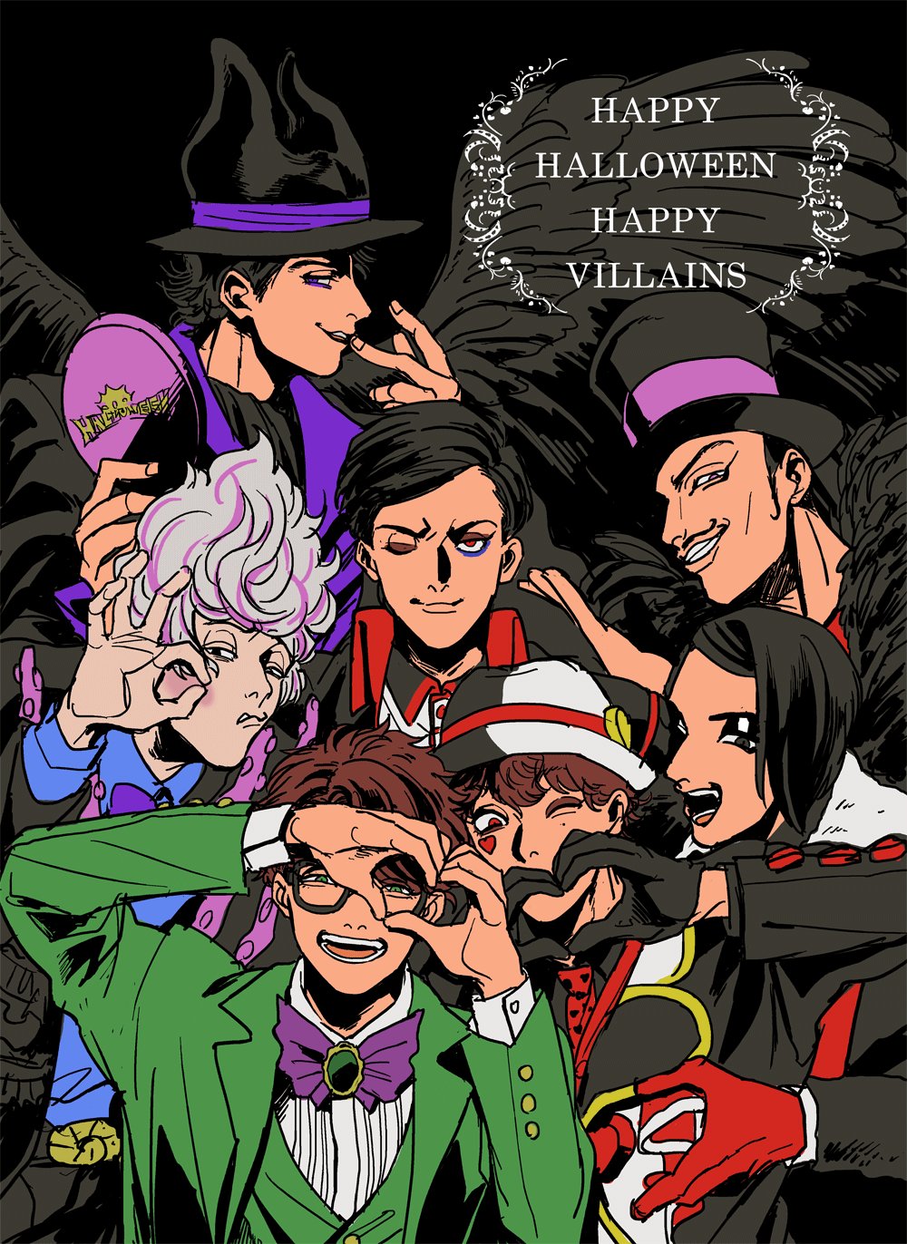 6+boys, 8-foot_joe, apple_poison, black_eyes, black_hair, disney, disneyland, facial_hair