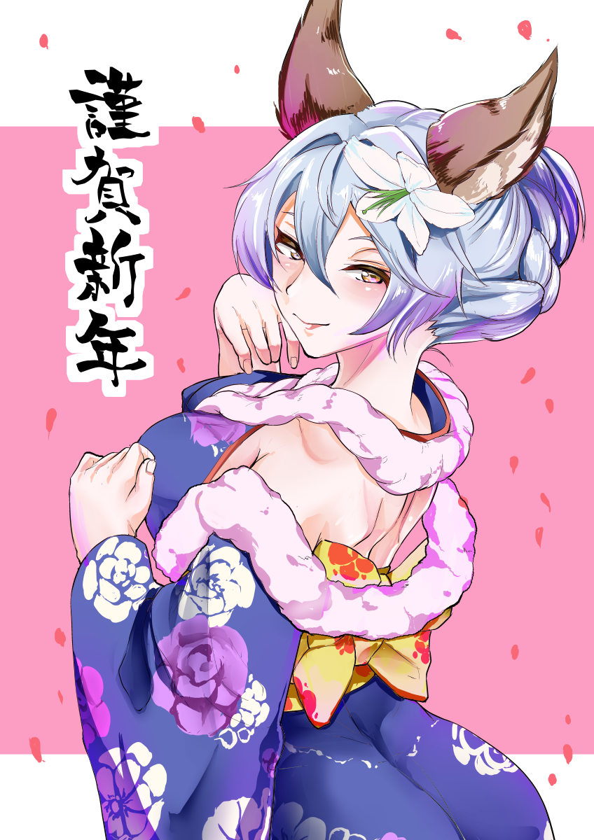 1girl, alternate_costume, alternate_hairstyle, animal_ears, ao_(time-leap), arched_back, ass, bare_shoulders
