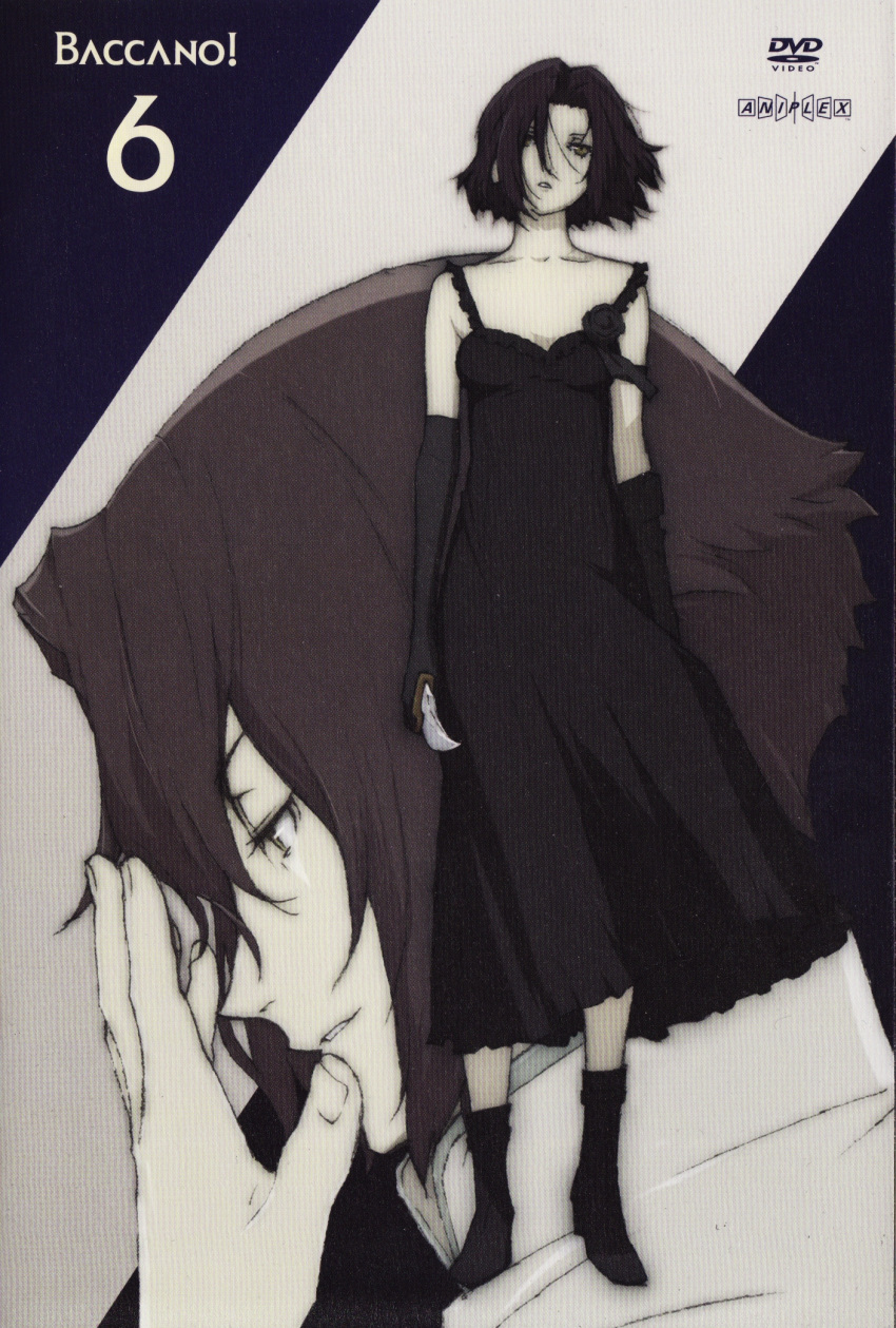 baccano, chane_laforet, cover, dvd_cover, elbow_gloves, gloves, highres, huey_laforet
