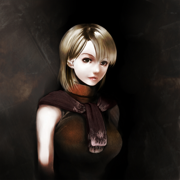 blonde_hair, bob_cut, capcom, izumi_(pixiv10995), izumi_(walnov), lipstick, resident_evil, resident_evil_4