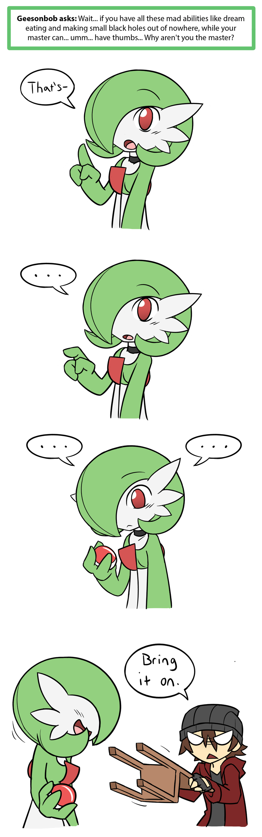 absurdres, airalin_(mark_folks), choker, comic, english, gardevoir, highres, long_image