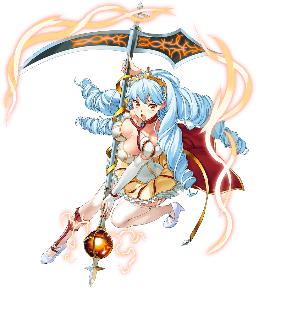 1girl, :o, angeline, angeline_(sennen_sensou_aigis), awakening_(sennen_sensou_aigis), bare_shoulders, breasts, bridal_gauntlets