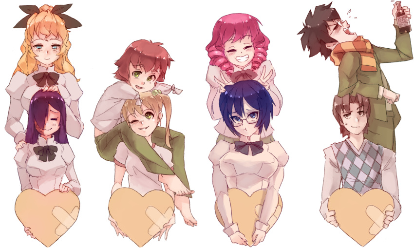 2boys, 6+girls, :t, ;), ^_^, amputee, anniversary, barefoot