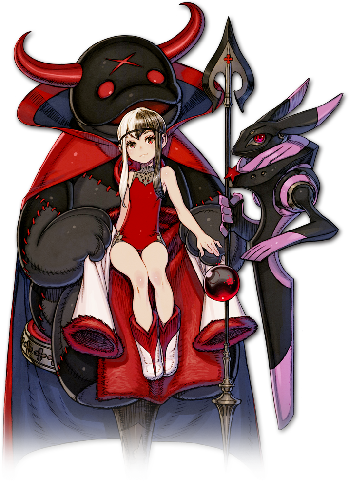 1girl, amina_(terra_battle), boots, brown_eyes, brown_hair, circlet, coat, familiar