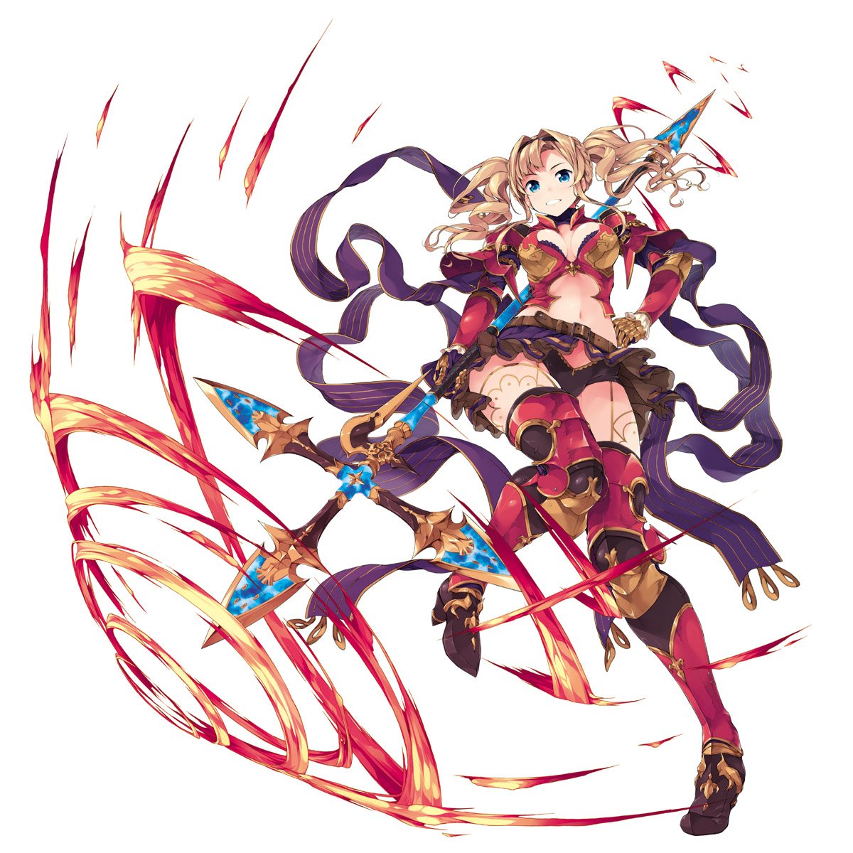 1girl, blonde_hair, blue_eyes, breasts, granblue_fantasy, hairband, highres, long_hair