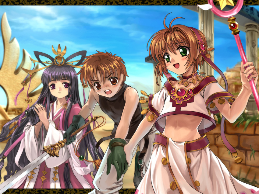 camera, card_captor_sakura, cardcaptor_sakura, cosplay, daidouji_tomoyo, highres, hoshi_no_tsue, kinomoto_sakura