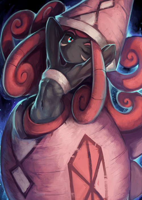 1girl, armpits, arms_behind_head, arms_up, blue_eyes, dark_skin, flat_chest, legendary_pokemon