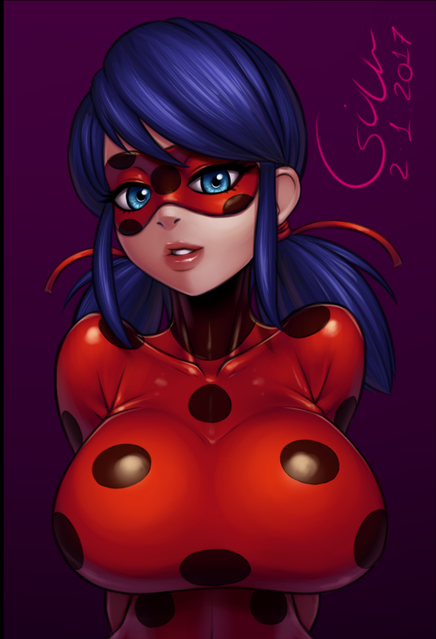 1girl, alternate_breast_size, arms_behind_back, blue_eyes, blue_hair, bodysuit, breasts, cesium