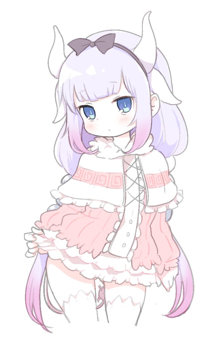 1girl, blue_eyes, dragon_girl, dragon_tail, dress, dress_lift, gothic_lolita, gradient_hair