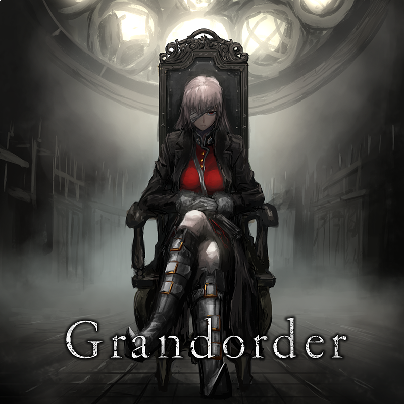 1girl, bloodborne, chair, fate/grand_order, fate_(series), florence_nightingale_(fate/grand_order), gloves, kanjou_jouki