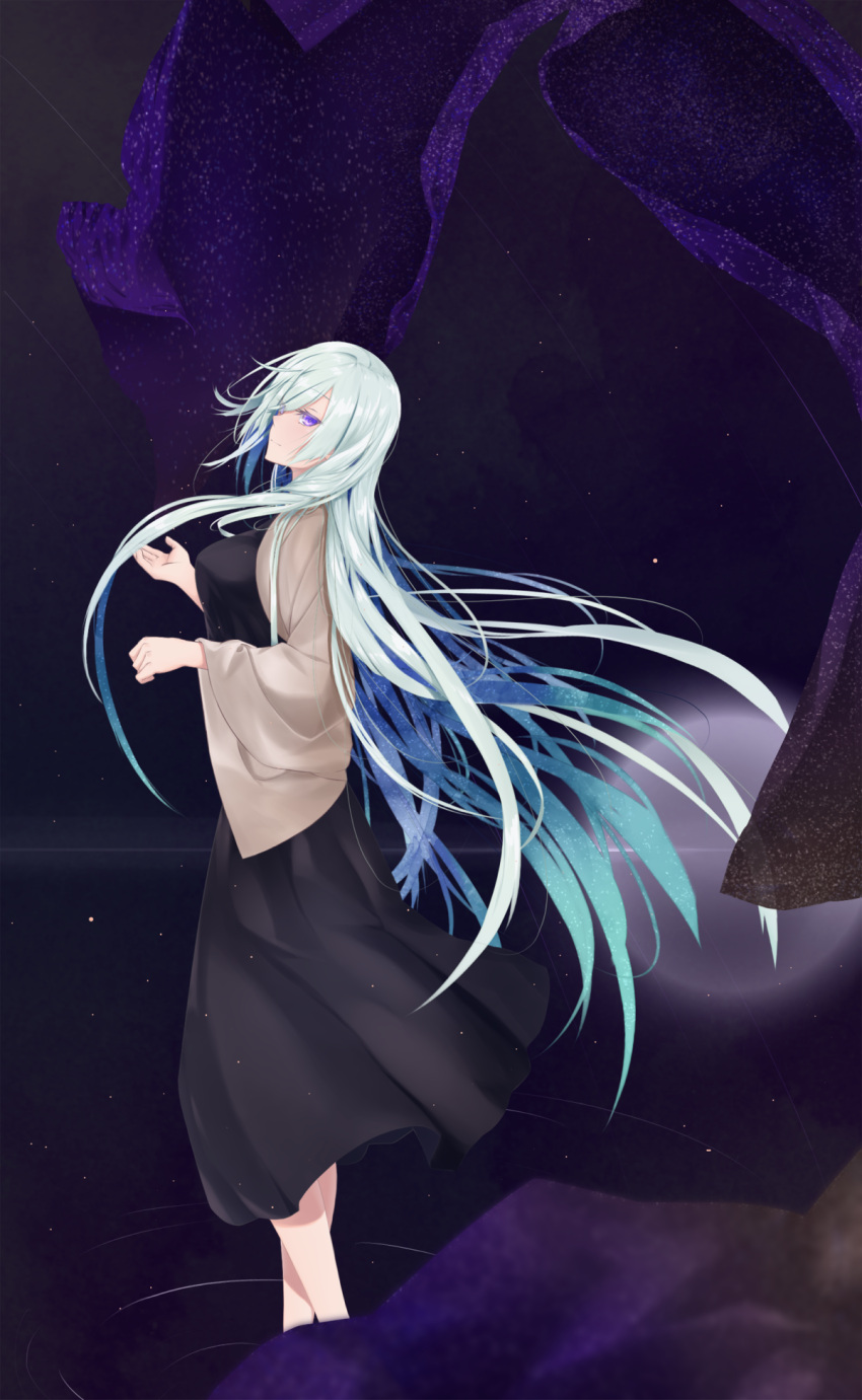1girl, blue_eyes, fate/grand_order, fate/prototype, fate/prototype:_fragments_of_blue_and_silver, fate_(series), hair_over_one_eye, highres