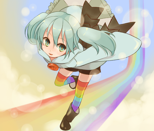 blue_eyes, blue_hair, boots, button, buttons, emdo_(norabbit), hatsune_miku, hoodie