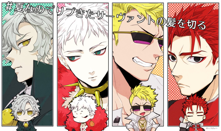 assassin_(fate/extra), blonde_hair, edmond_dantes_(fate/grand_order), fate/apocrypha, fate/extra, fate/extra_ccc, fate/grand_order, fate_(series)