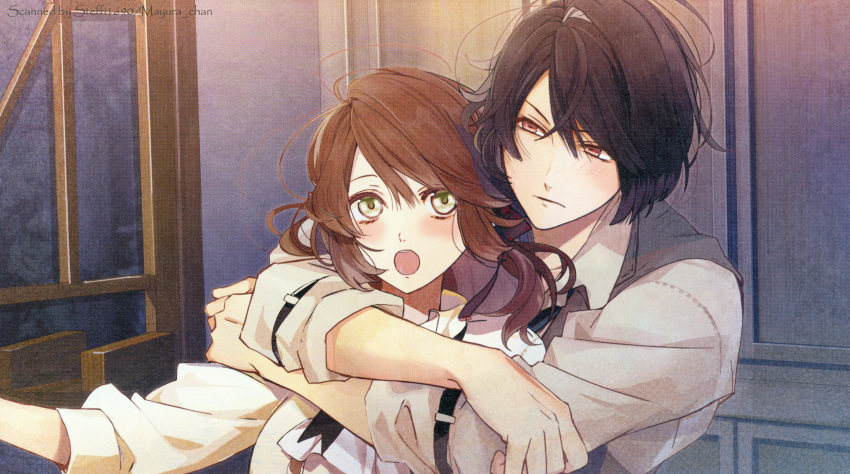 brown_hair, green_eyes, kuze_tsugumi, nil_admirari_no_tenbin_teito_genwaku_kitan, ozaki_hayato, satoi