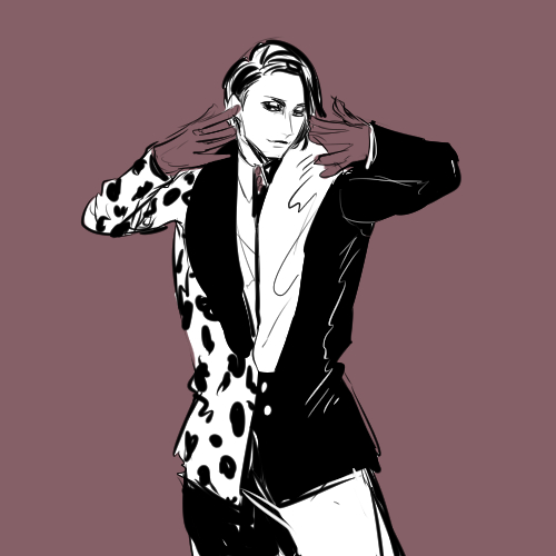 1boy, animal_print, cowboy_shot, disney, disneyland, formal, gloves, ichihara_dai