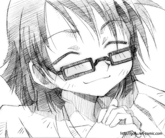 gofu, monochrome, rinko_jerrard, sketch, smile, the_law_of_ueki, traditional_media, ueki_no_housoku