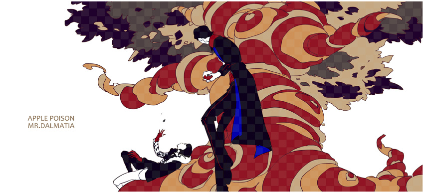 2boys, apple_poison, black_hair, character_name, coat, disney, disneyland, domu_(hamadura)