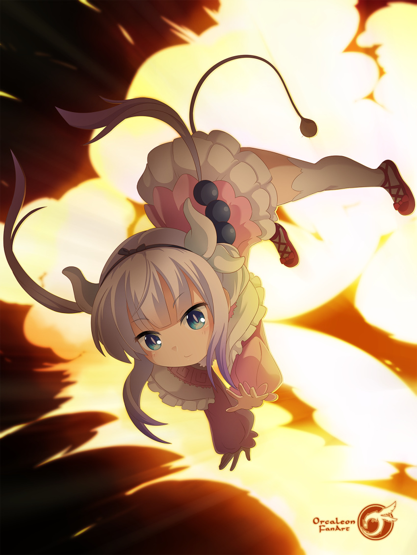 1girl, artist_name, bangs, beads, biodragon, black_bow, black_hairband, blouse