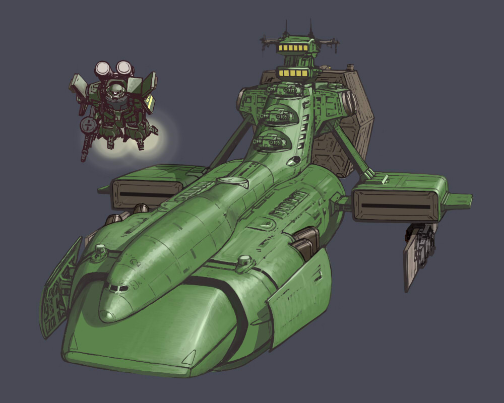 cannon, energy_cannon, flying, grey_background, gun, gundam, janome_gochou, light_particles