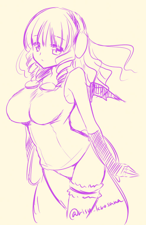 1girl, bangs, bare_shoulders, drill_hair, eyebrows_visible_through_hair, goggles, goggles_around_neck, headphones