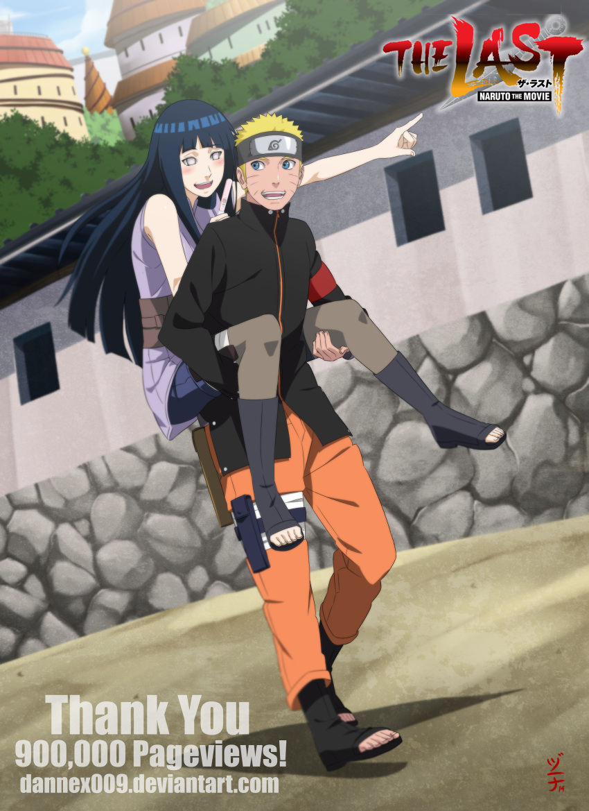 1boy, 1girl, absurdres, black_hair, blonde_hair, blue_eyes, blush, couple