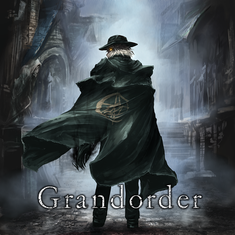 1boy, back, bloodborne, cape, dark, edmond_dantes_(fate/grand_order), fate/grand_order, fate_(series)