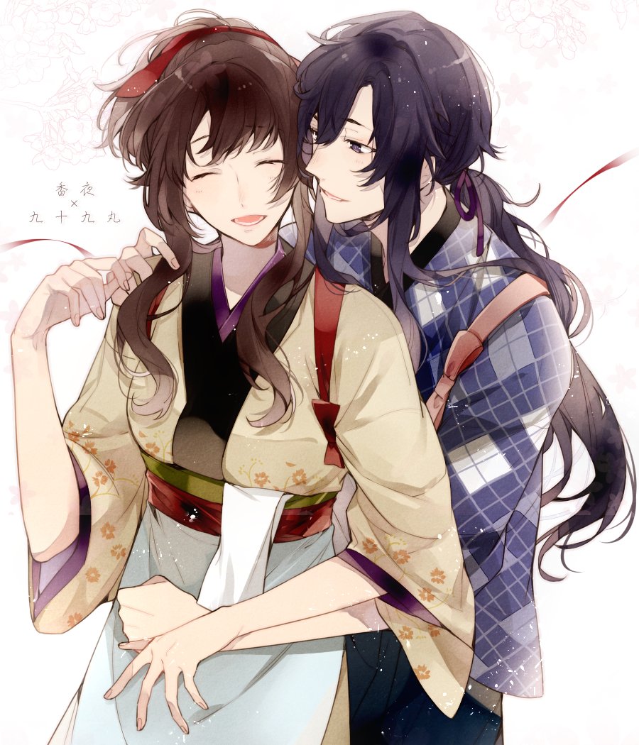 brown_eyes, brown_hair, kayo_(ken_ga_kimi), ken_ga_kimi, tkhs_(artist), tzusuramaru_(ken_ga_kimi)