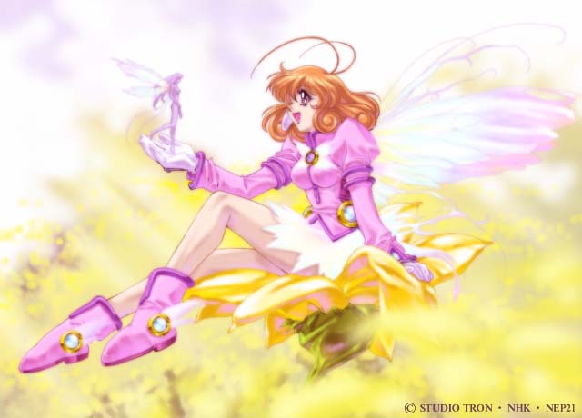 ahoge, corrector_yui, fairy, kasuga_yui, kia_asamiya, official_art, wings