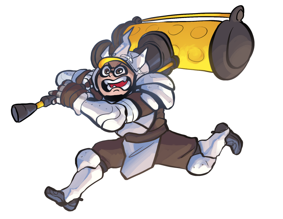 1boy, armor, cardboard, carrying_over_shoulder, commentary, cosplay, costume, domino_mask