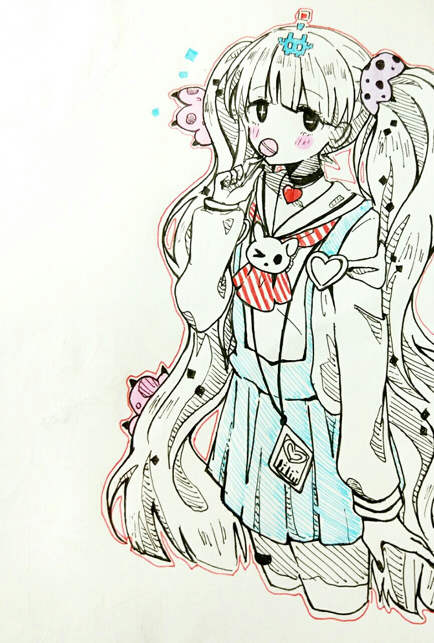 1girl, candy, food, highres, mahou_shoujo_ikusei_keikaku, mahou_shoujo_ikusei_keikaku_aces, nakano_sorami, sakimaru_(mahoiku)