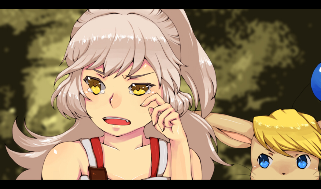 1girl, adelle_(fft), bare_shoulders, blue_eyes, final_fantasy, final_fantasy_tactics_a2, final_fantasy_tactics_advance, liht098hue