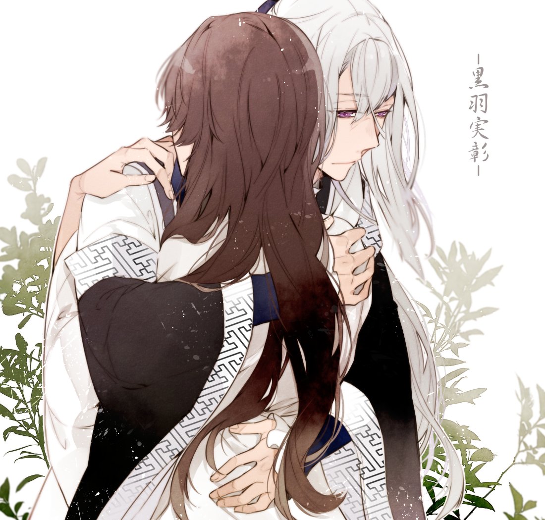 kayo_(ken_ga_kimi), ken_ga_kimi, kuroba_saneaki, tkhs_(artist), white_hair