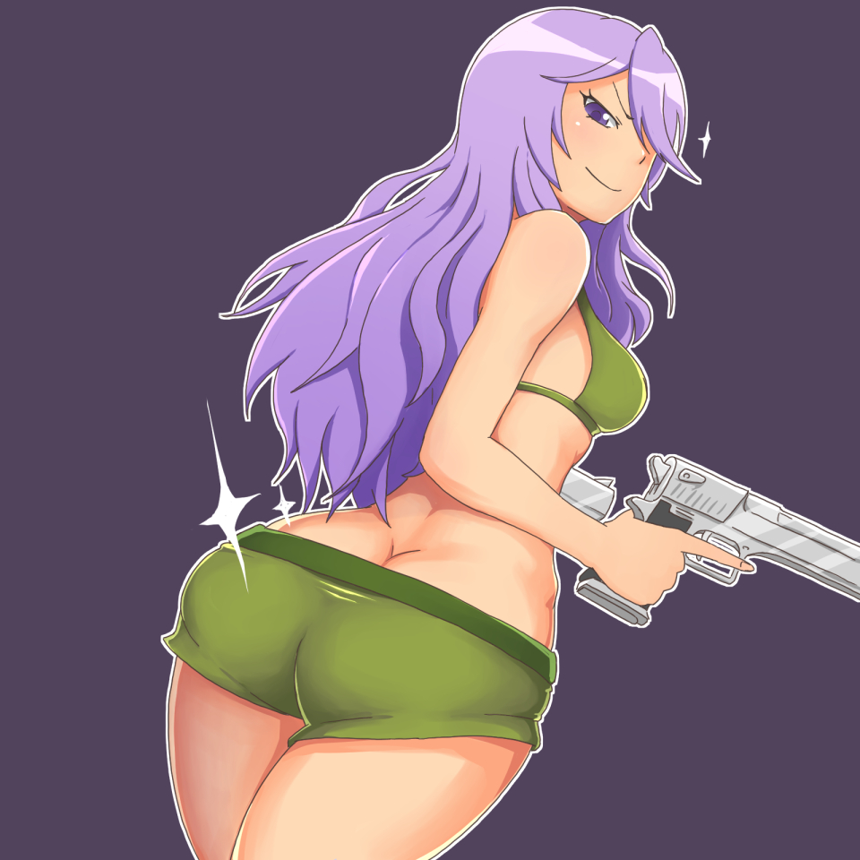 1girl, ass, bikini, controller, dualshock, er_mian_sai, game_controller, gamepad
