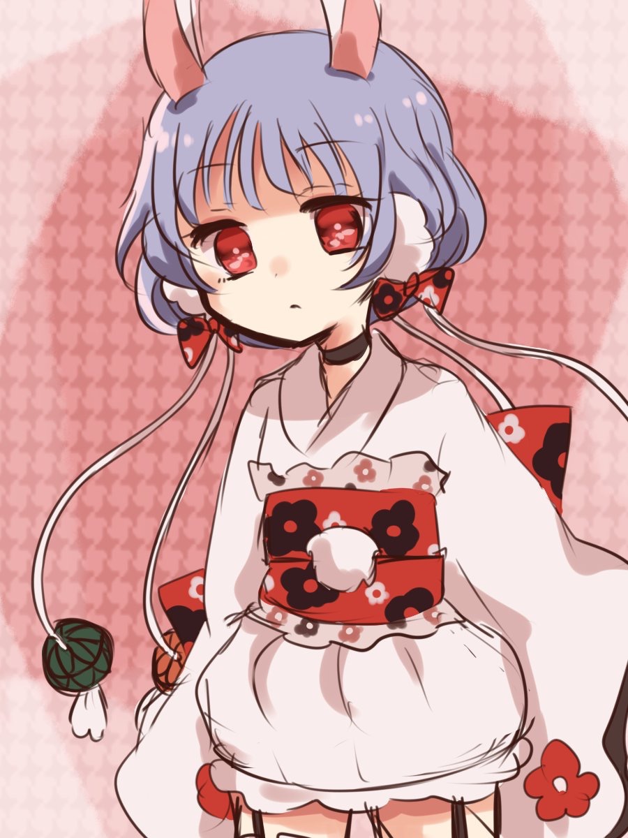 1girl, animal_ears, gekokujou_hana, highres, japanese_clothes, kimono, mahou_shoujo_ikusei_keikaku, mahou_shoujo_ikusei_keikaku_limited