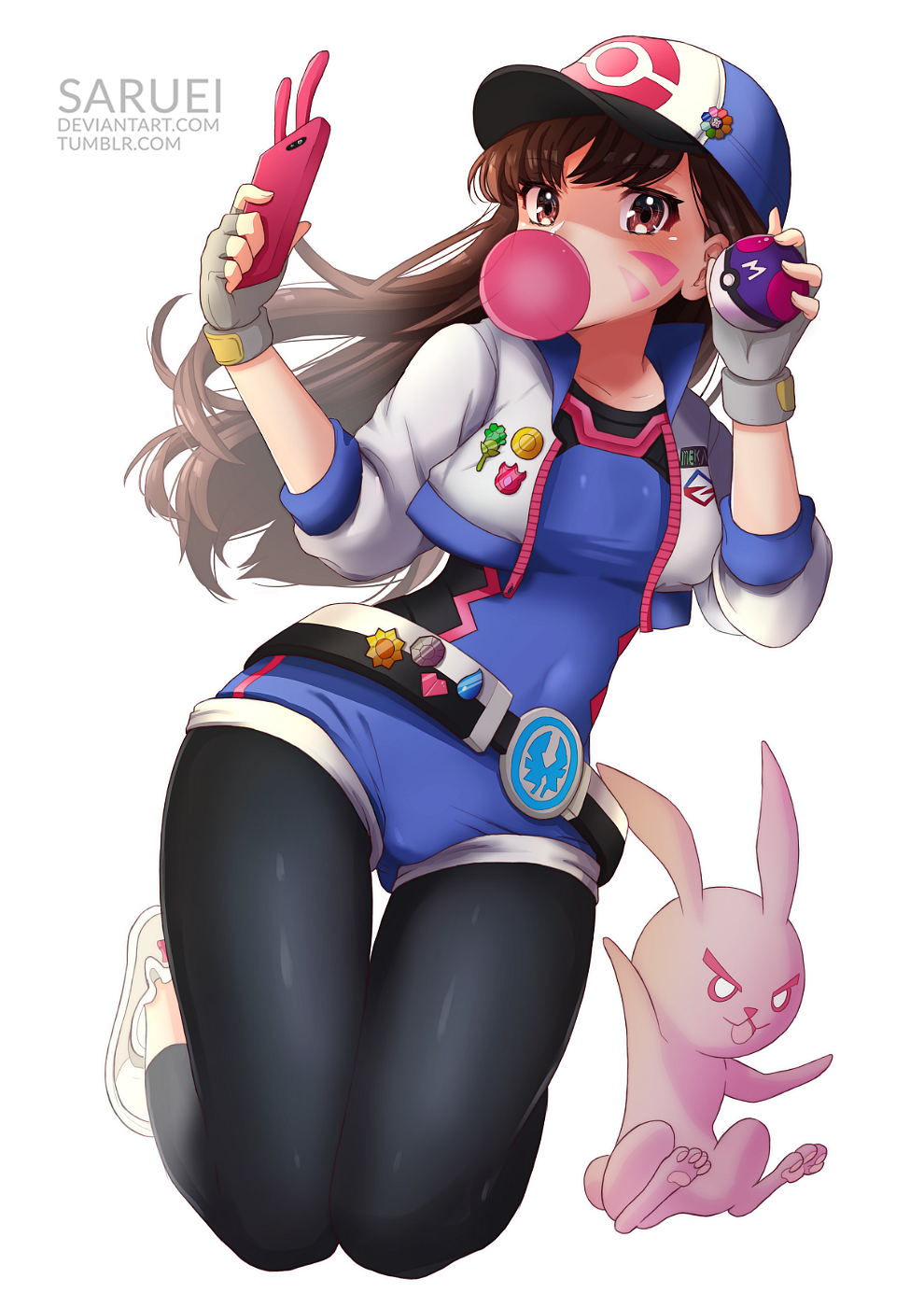 >:3, 1girl, :3, acronym, animal, animal_ears, artist_name, badge
