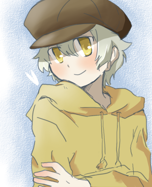 bad_id, blonde_hair, cabbie_hat, el_cazador, el_cazador_de_la_bruja, hat, hoodie, l.a.