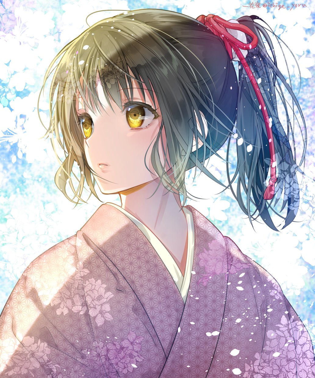 brown_eyes, brown_hair, hakuouki_shinsengumi_kitan, ichige_yoru, yukimura_chizuru