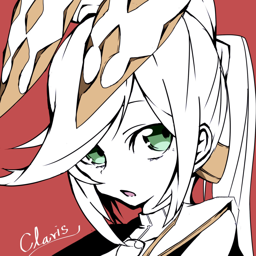 1girl, aqua_eyes, clarisse_(granblue_fantasy), granblue_fantasy, green_eyes, hair_ribbon, highres, homaru_sangou