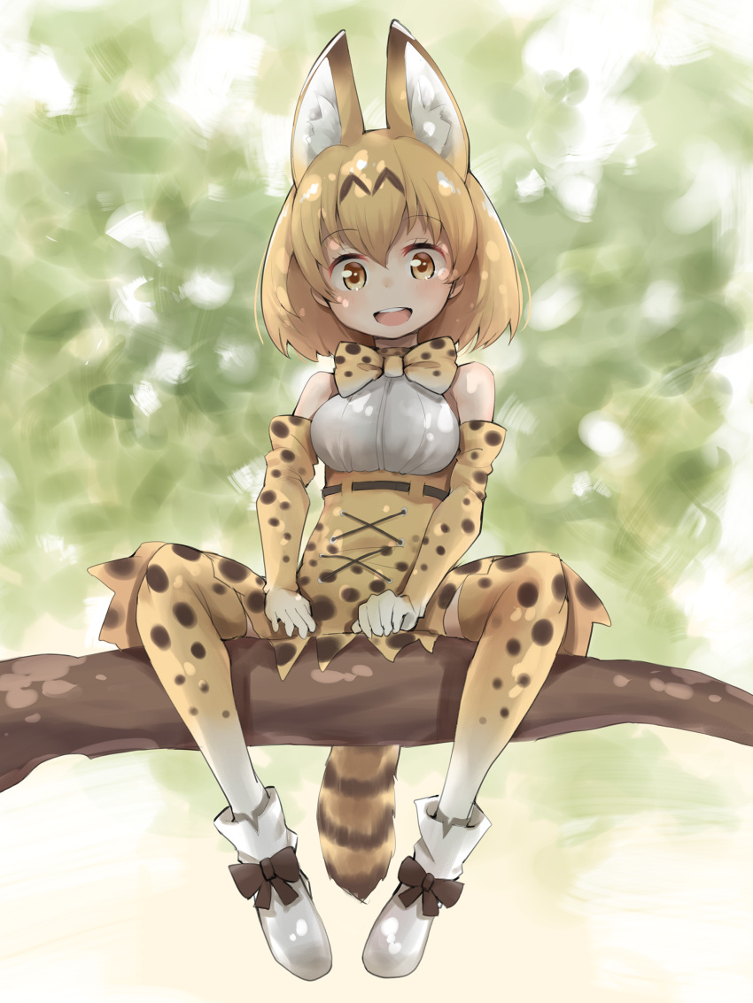 1girl, absurdres, animal_ears, bare_shoulders, blonde_hair, blush, bow, bowtie