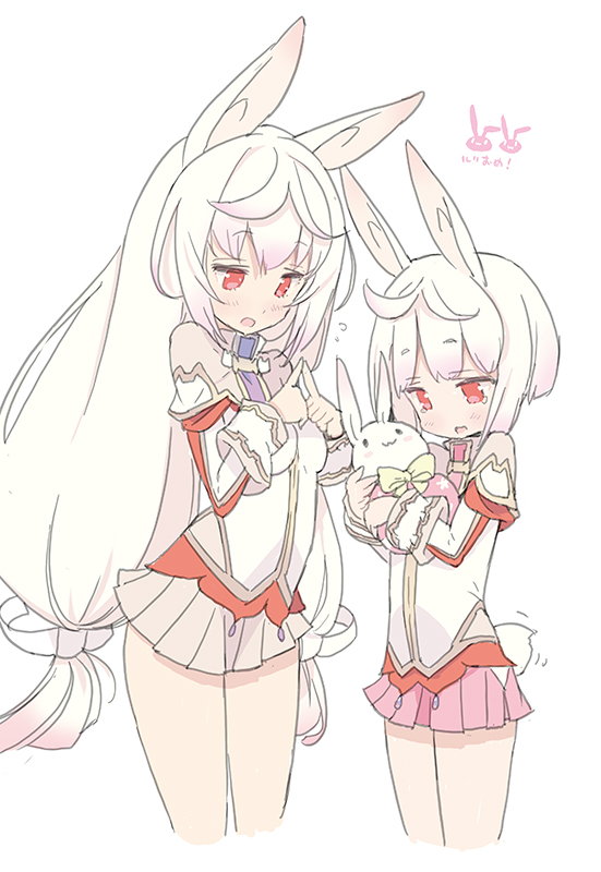 animal_ears, blade_(galaxist), blush, bunny_tail, commentary, commentary_request, eyebrows, eyebrows_visible_through_hair