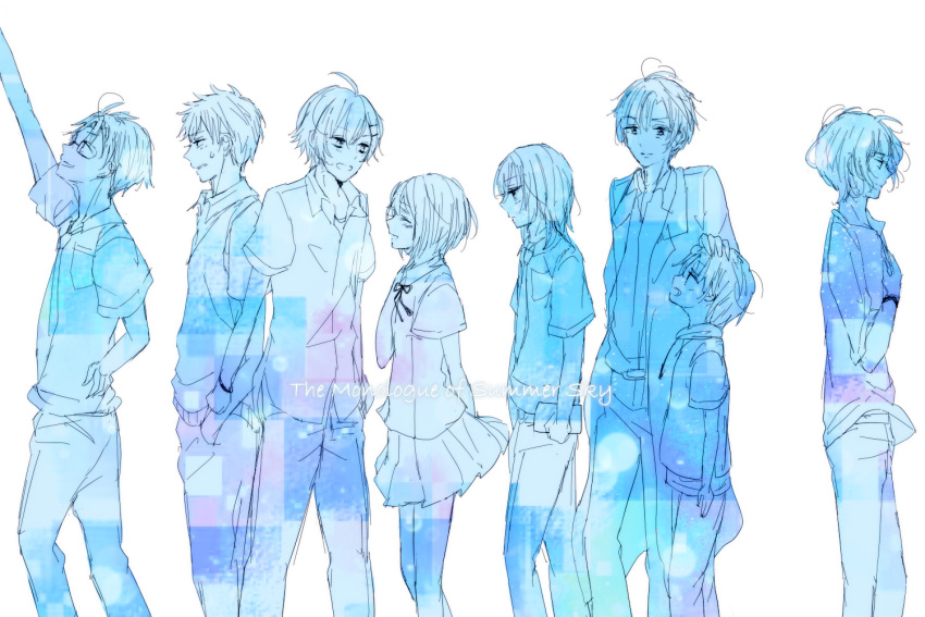 asanami_kou, asanami_shou, kaga_haru, kinose_kazuki, koyuri, natsuzora_no_monologue, ogawa_aoi, sawanoi_sousuke